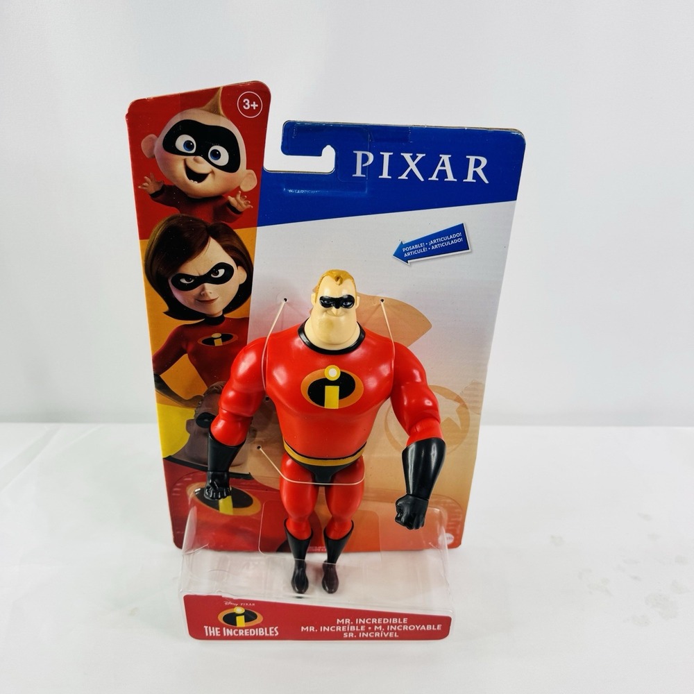 Disney‎ Pixar Mr. Incredible Figure Incredibles Toys Pixar Posable